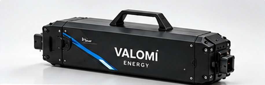 E-Bike Battery Packs — VALOMI product concept visual