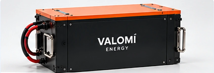 E-Rickshaw Battery Packs — VALOMI product concept visual