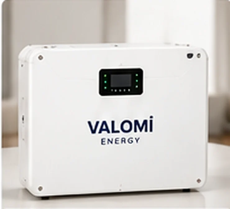 Home & Energy Storage — VALOMI product concept visual