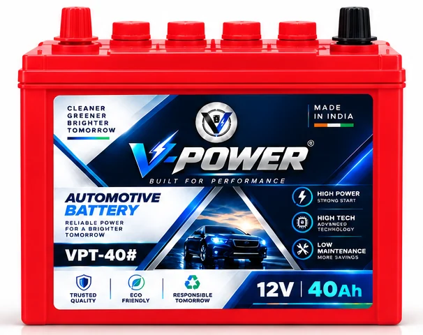 VALOMI V-POWER 12V 40Ah red battery